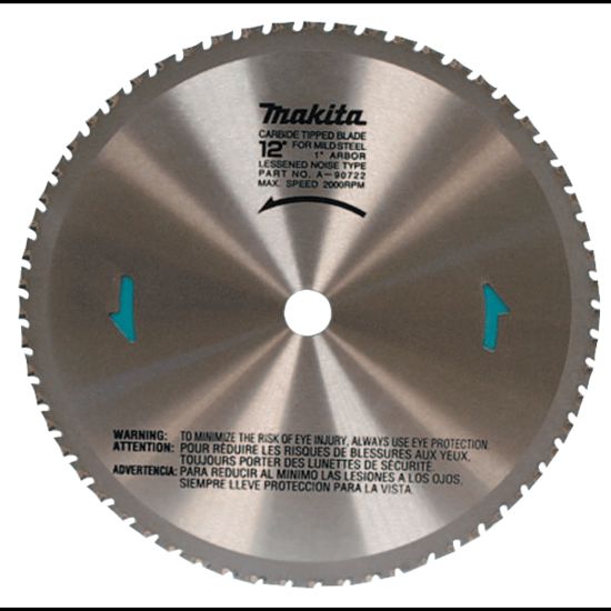 Picture of Makita Carbide Tip 60-Tooth Dry Cut Metal Blade, 12in Diameter