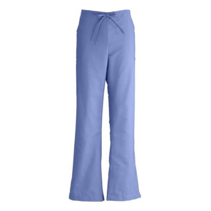 Picture of Medline ComfortEase Polyester/Cotton Modern Fit Ladies Tall Cargo Scrub Pants, 3X, Ceil Blue