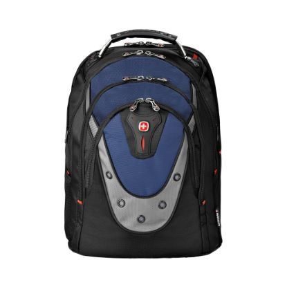 Picture of Wenger Ibex Laptop Backpack, Black/Blue