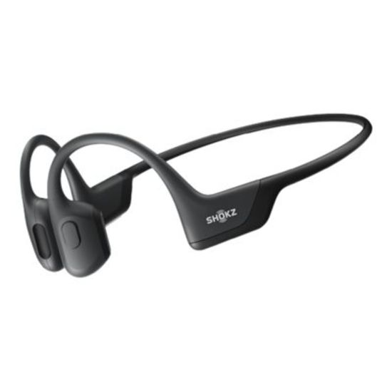 Picture of SHOKZ OpenRun Pro - Headphones with mic - open ear - behind-the-neck mount - Bluetooth - wireless - black