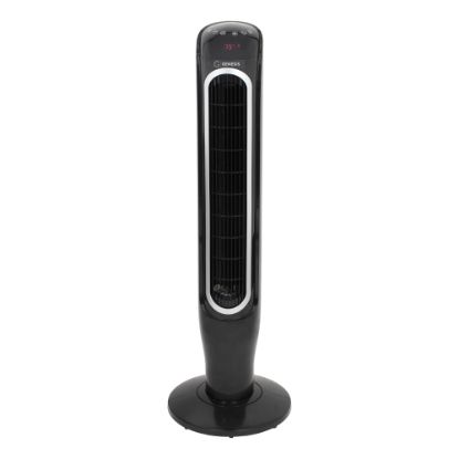 Picture of Genesis A2 Oscillating Tower Fan, 40inH x 13inW x 13inD, Black