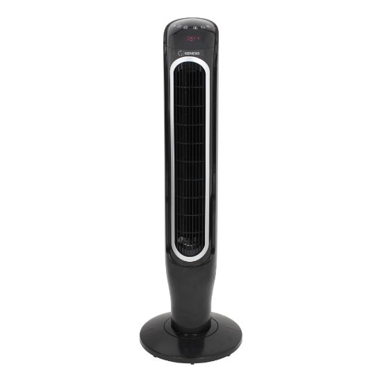 Picture of Genesis A2 Oscillating Tower Fan, 40inH x 13inW x 13inD, Black