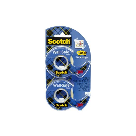 Picture of Scotch Wall-Safe Tape, 3/4in x 650in, Clear