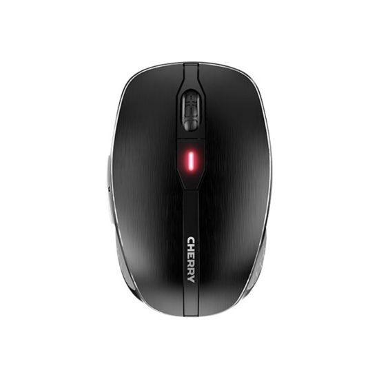 Picture of CHERRY MW 8 Advanced - Mouse - ergonomic - optical - 6 buttons - wireless - 2.4 GHz - USB wireless receiver - black