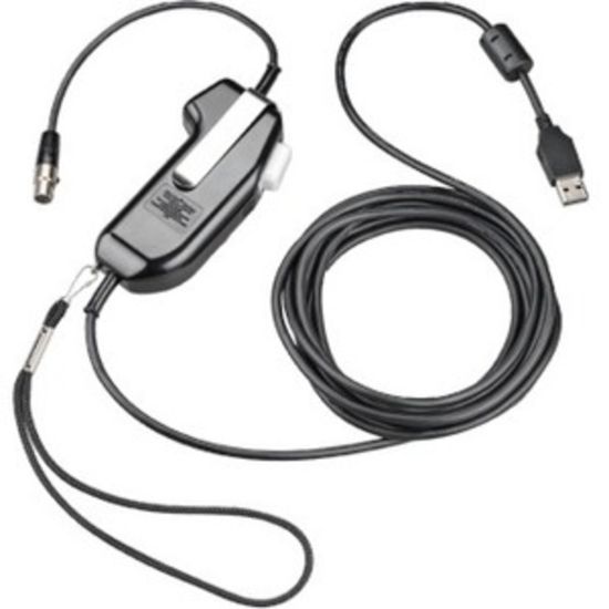 Picture of Plantronics SHS 2371 Corded USB - PTT - Black for Headset