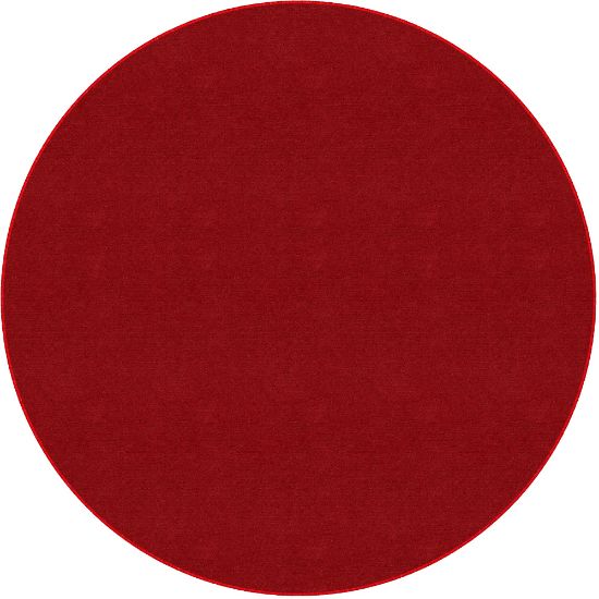 Picture of Flagship Carpets Americolors Rug, Round, 6ft, Rowdy Red