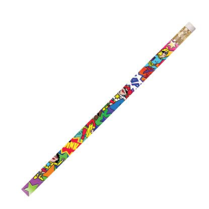 Picture of Musgrave Pencil Co. Motivational Pencils, 2.11 mm, #2 Lead, Super-Duper Heroes, Multicolor, Pack Of 144