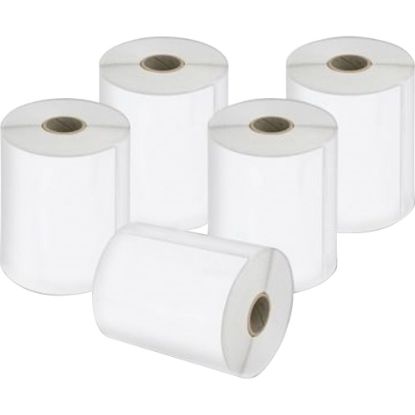 Picture of Dymo LabelWriter XL Shipping Labels, 4in x 6in, Rectangle, White, 220 Labels Per Roll, Pack Of 5 Rolls