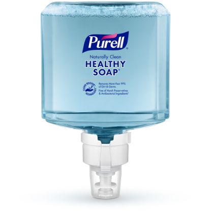 Picture of PURELL Brand Naturally Clean HEALTHY SOAP Foam ES8 Refill, Fragrance Free, 40.6 Oz Bottle