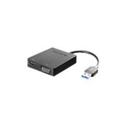 Picture of Lenovo Universal USB 3.0 to VGA/HDMI Adapter - External video adapter - USB 3.0 - HDMI, VGA