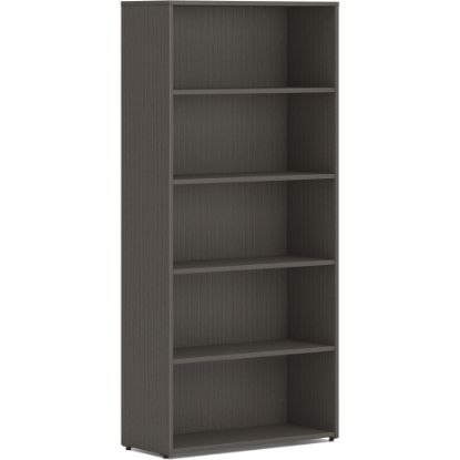 Picture of HON Mod 65inH 5-Shelf Bookcase, Slate Teak