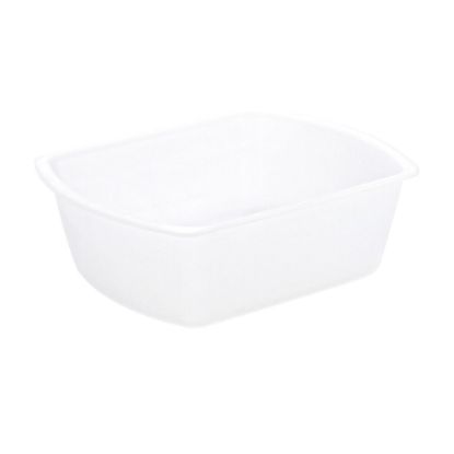 Picture of Medline Rectangular Plastic Washbasins, 8 Qt, Clear, Pack Of 50