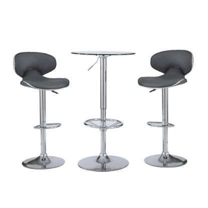 Picture of Powell Josiah 3-Piece Pub Table Set, Gray