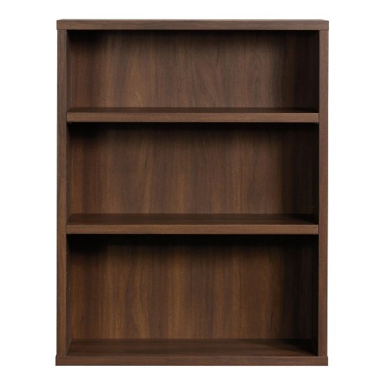 Picture of Sauder Optimum 45inH 3-Shelf Bookcase Spiced Mahogany