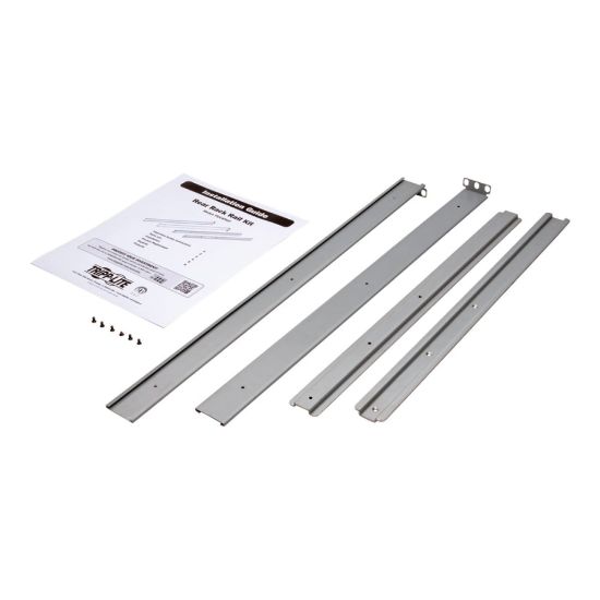 Picture of Tripp Lite PDU Rear Support Rail Kit 1U ATS PDUS Mounted 4Post & Enclosures - Rack rail kit - rear - silver - 1U