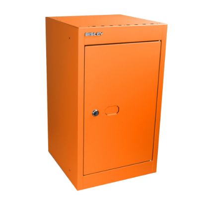 Picture of Bisley CLK Steel Cube Locker, 20inH x 12inW x 12inD, Orange