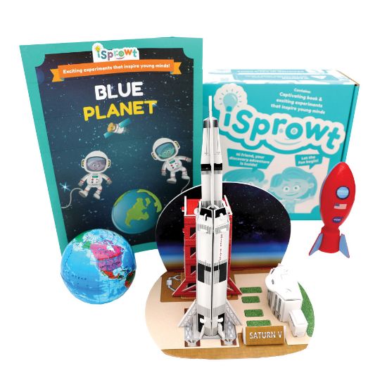 Picture of iSprowt Fun Science Kit For Kids, Blue Planet Kit, Kindergarten to Grade 5