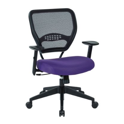 Picture of Office Star Professional Ergonomic Mid-Back AirGrid Managers Chair, Purple