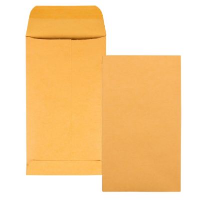 Picture of Quality Park #5 Coin Envelopes, Brown Kraft, Box Of 500