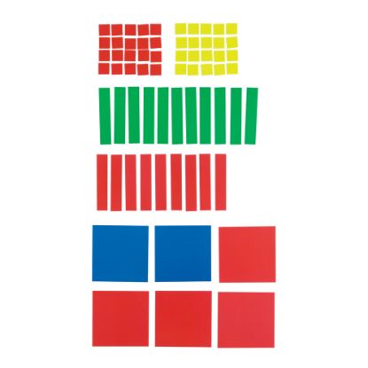 Picture of Learning Resources Magnetic Algebra Tiles, Grades 6 - 12, Pack Of 72