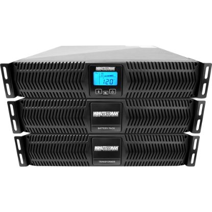 Picture of Minuteman Endeavor ED6000RTXL 5556VA Rack/Tower UPS - 6U Rack/Tower - 5.40 Minute Stand-by - 208 V AC Input - 208 V AC, 212 V AC, 120 V AC Output - 1 x NEMA L6-30R, 1 x NEMA L6-20R, 6 x NEMA 5-15/20R - Serial Port