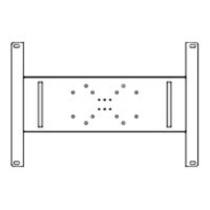 Picture of Peerless-AV PLP-V6X6 Mounting Plate for Flat Panel Display - Black - 600 x 600 - VESA Mount Compatible - 1