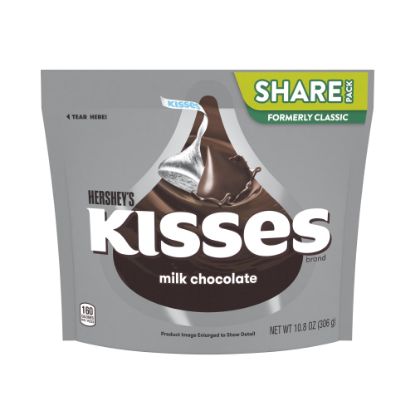 Picture of Hersheys Kisses Milk Chocolate Candy, 10.8 Oz, Pack Of 3 Bags