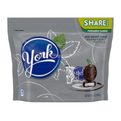 Picture of York Dark Chocolate Peppermint Patties, 10.1-Oz Bag