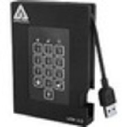 Picture of Apricorn Aegis Padlock Fortress 1 TB Solid State Drive - External - USB 3.0 - 180 MB/s Maximum Read Transfer Rate - 3 Year Warranty