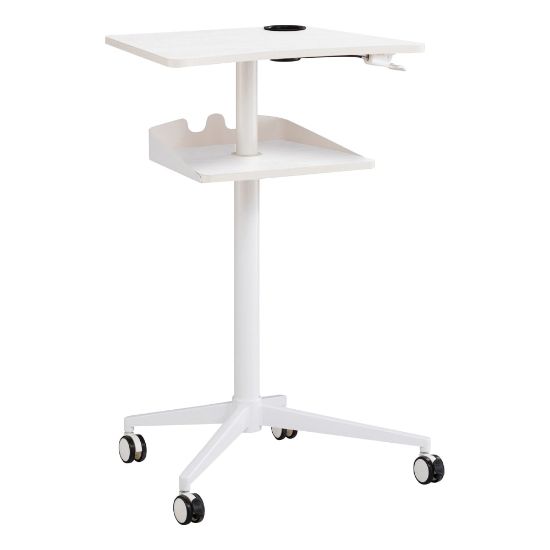 Picture of Safco Vum Mobile Workstation, 48-1/4inH x 30-3/4inW x 22-7/8inD, White