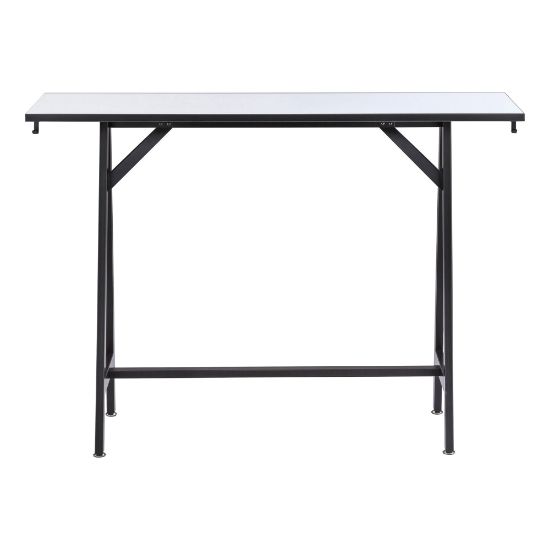 Picture of Safco Spark Teaming Table Standing-Height Base, 42-1/4inH x 60inW x 20inD, Black