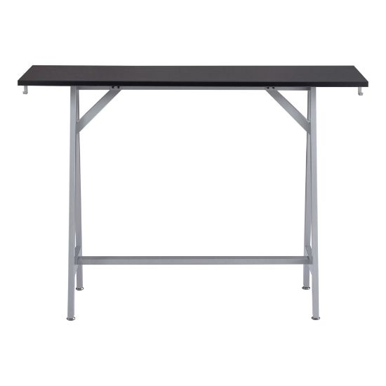 Picture of Safco Spark Teaming Table Standing-Height Base, 42-1/4inH x 60inW x 20inD, Silver