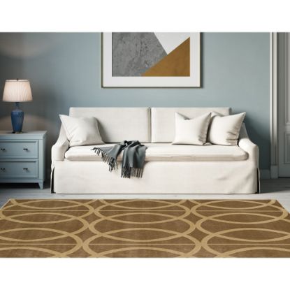 Picture of Linon Paramount Area Rug, 60in x 91in, Arabesque Beige/Sand