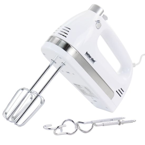 Picture of Better Chef MegaMix 5-Speed Hand Mixer, White