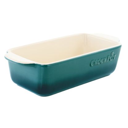 Picture of Crock-Pot Artisan 1.25-Quart Stoneware Rectangular Bake Pan, Gradient Teal