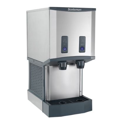 Picture of Hoffman Scotsman Meridian Counter-Top Air-Cooled Ice Machine And Water Dispenser, Silver