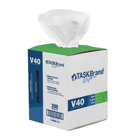 Picture of Hospeco TaskBrand V40 DRC Centerfeed Roll, 11inH x 8-1/2inD, 200 Sheets Per Pack