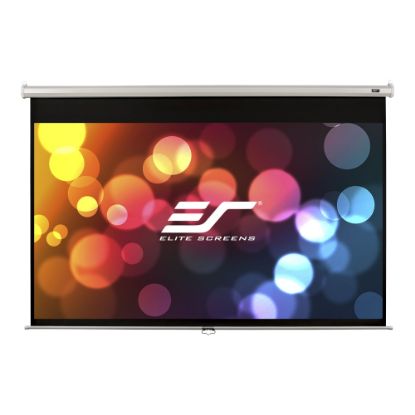 Picture of Elite Screens Manual Series M119XWS1 - Projection screen - 119in (118.9 in) - 1:1 - MaxWhite - white