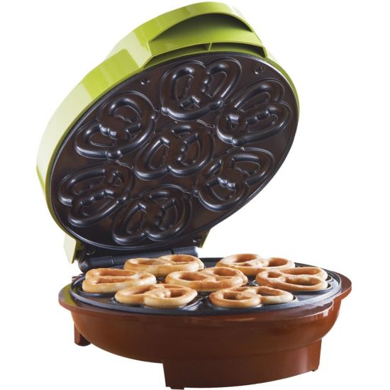 Picture of Brentwood TS-251 Nonstick Electric Food Maker (Mini Pretzel Maker) - Green