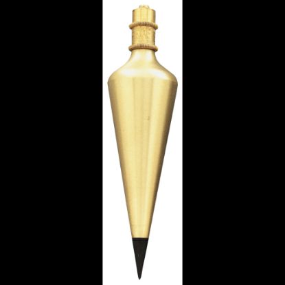 Picture of Brass Plumb Bobs, 16 oz, Hardened Steel/Brass