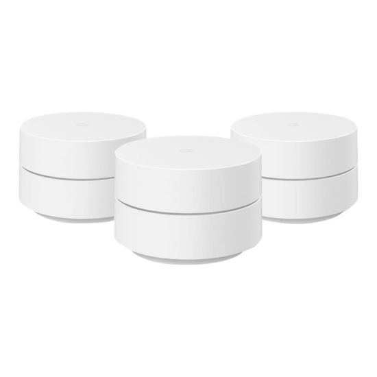 Picture of Google Wifi - Wi-Fi system - (3 routers) - up to 4,500 sq.ft - mesh 1GbE - Wi-Fi 5 - Bluetooth - Dual Band