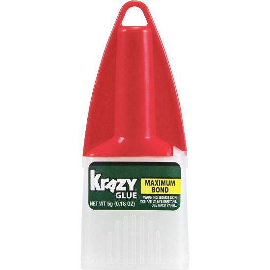 Picture of Krazy Glue Advanced Formula With Precision Applicator, Clear, 5 Grams