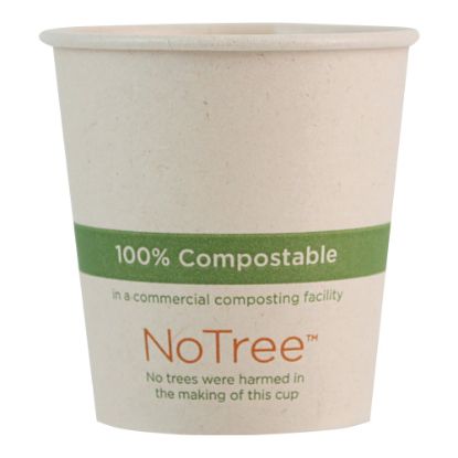 Picture of World Centric NoTree Paper Hot Cups, 4 Oz, Natural, Pack Of 1,000 Cups