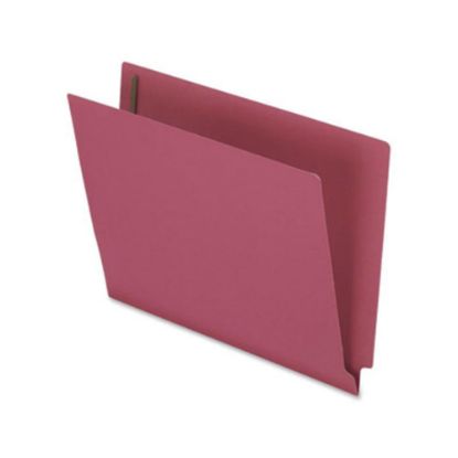 Picture of Pendaflex Letter Recycled End Tab File Folder - 8 1/2in x 11in - 3/4in Expansion - 2 Fastener(s) - 2in Fastener Capacity for Folder - Red - 10% Recycled - 50 / Box