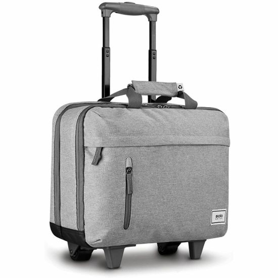 Picture of Solo New York Re:Start Rolling Bag With 15.6in Laptop Pocket, Gray