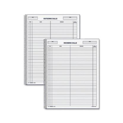 Picture of Rediform Incoming/Outgoing Call Register Book, 100 Sheets, 8 1/2in x 11in