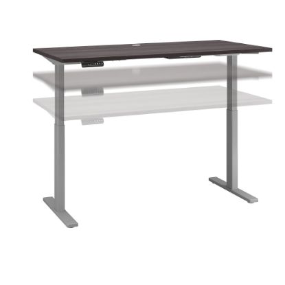 Picture of Bush Business Furniture Move 60 Series Electric 60inW x 30inD Height Adjustable Standing Desk, Storm Gray/Cool Gray Metallic, Standard Delivery