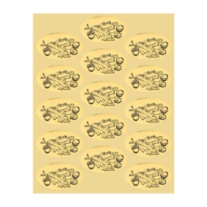 Picture of Great Papers! Holiday Foil Seals Variety Pack, 1in, Gold, Pack Of 60