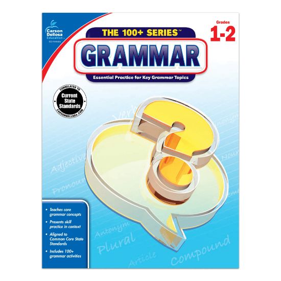 Picture of Carson-Dellosa 100+ Series Grammar Workbook, Grades 1-2