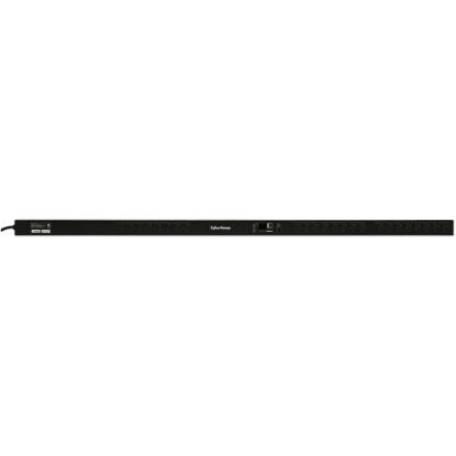 Picture of CyberPower PDU41101 100 - 120 VAC 20A Switched PDU - 24 Outlets, 10 ft, NEMA L5-20P (5-20P Adapter), Vertical, 0U, LCD, 3YR Warranty